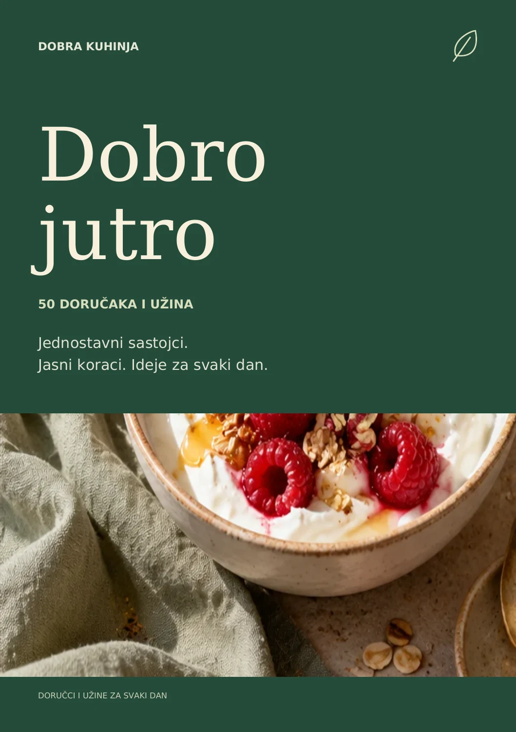 Naslovnica kuvara Dobro jutro