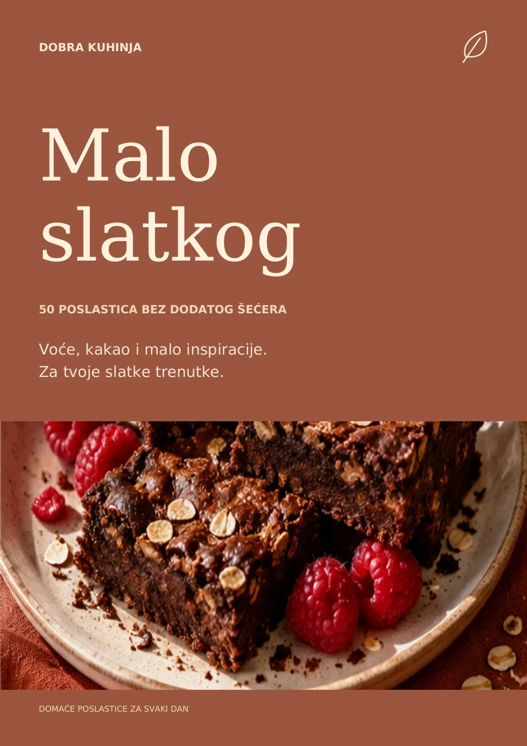 Naslovnica kuvara Malo slatkog