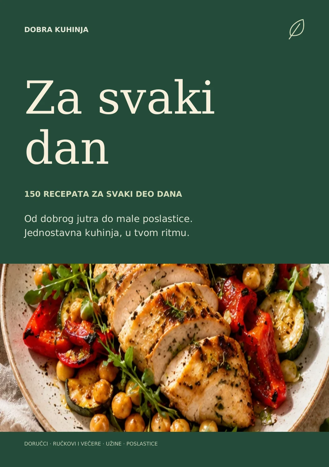 Naslovnica kuvara Za svaki dan